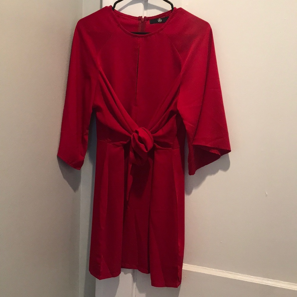 Tie Front Dress